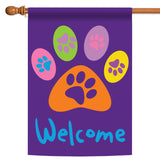 Welcome Paws- Purple Flag image 5