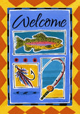 Rainbow Trout Welcome Flag image 2