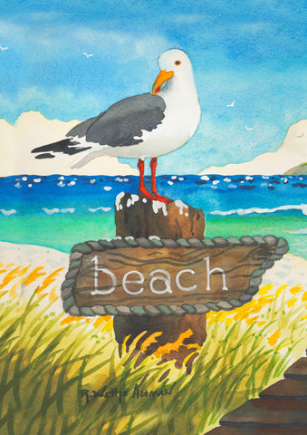 Beach Bird Flag image 1