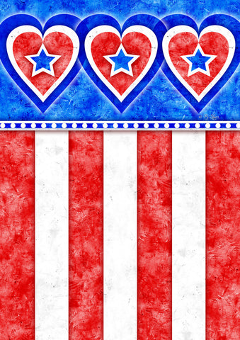Hearts and Stripes Flag image 1