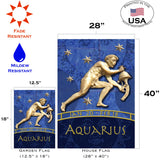 Zodiac-Aquarius Flag image 6