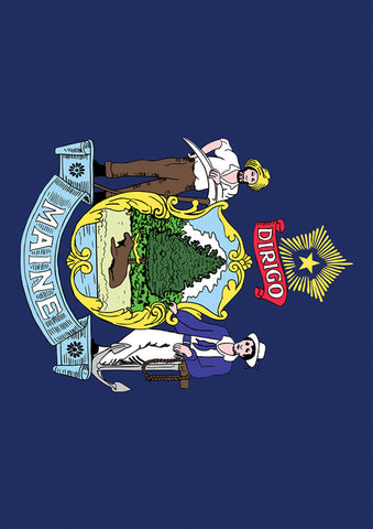 Maine State Flag Flag image 1