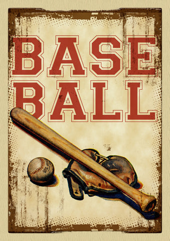 Vintage Baseball Flag image 1