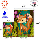 Fox in the Forest Flag image 6