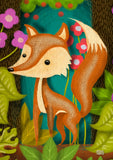 Fox in the Forest Flag image 2
