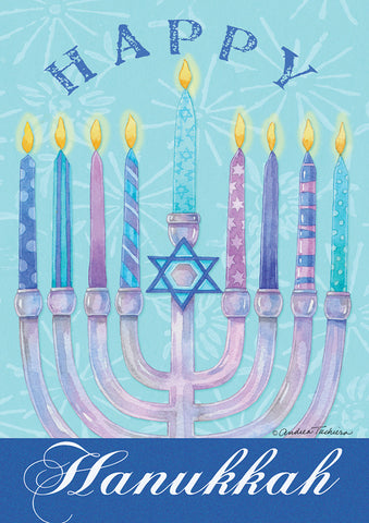 Happy Hanukkah Flag image 1