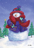 Red Hat Snowlady Flag image 2