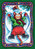 Snow Angel Kitty Flag image 2