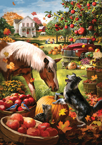 Autumn Farm Flag image 1