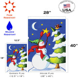 Snowman Star Flag image 6