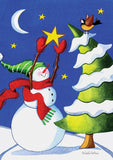 Snowman Star Flag image 2