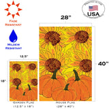 Sunflowers and Pumpkins Flag image 6