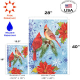 Poinsettia Cardinals Flag image 6
