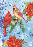 Poinsettia Cardinals Flag image 2