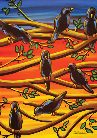 Black Birds Flag image 1