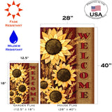 Welcome Sunflowers Flag image 6