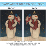 Flag Waving Snowman Flag image 9