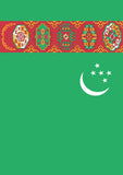 Flag of Turkmenistan Flag image 2