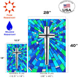 Stained Glass Cross Flag image 6