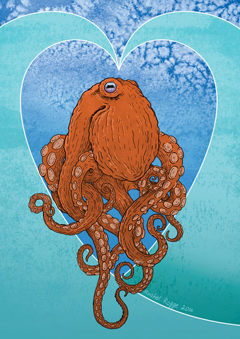 Aquatic Octopus Flag image 1