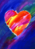 Heart in Blue Flag image 2