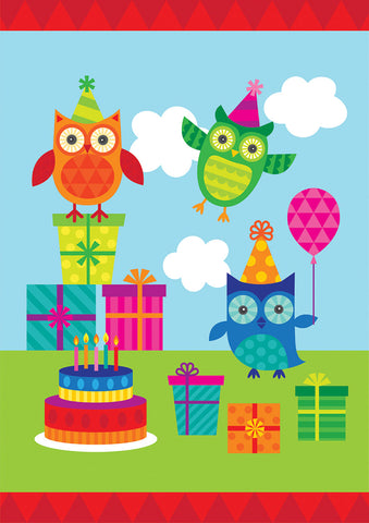 Party Owls Flag image 1