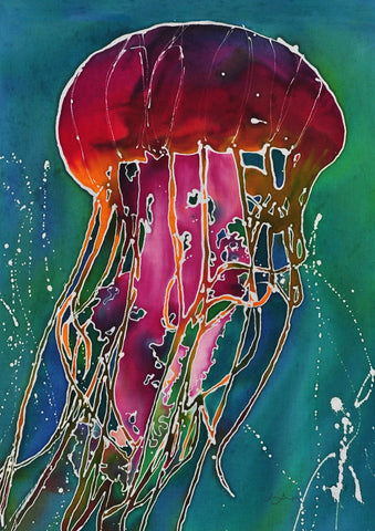 Pink Jellyfish Flag image 1