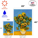 Van Gogh's Sunflowers Flag image 6