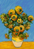Van Gogh's Sunflowers Flag image 2