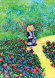 Renoir's Girl with Watering Can Flag image 2