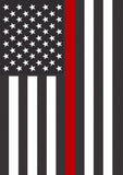 Thin Red Line USA Flag image 2