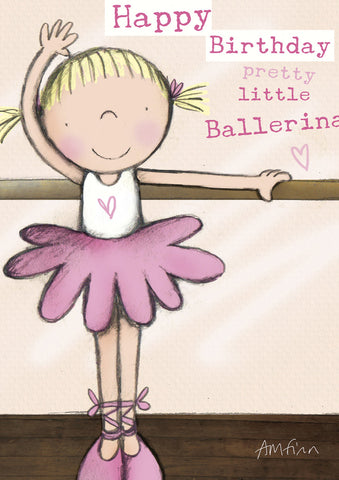 Birthday Ballerina Flag image 1