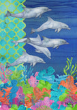 Diving Dolphins Flag image 2