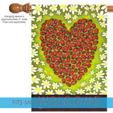 Ladybug Heart Flag image 4