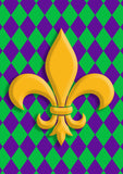 Harlequin Fleur De-Lis Flag image 2