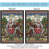 Stained Glass Nativity Flag image 9