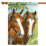 Twin Horses Flag image 5