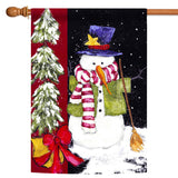 Sweeping Snowman Flag image 5