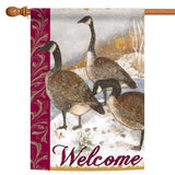 Welcome Geese Flag image 5