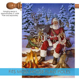 Fireside Santa Flag image 4