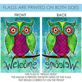Rainbow Owl Flag image 9