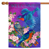 Bluebird Blossoms Flag image 5
