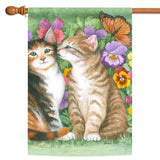Kissing Kitties Flag image 5