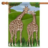 Giraffe Love Flag image 5