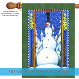 Stovepipe Snowman Flag image 4