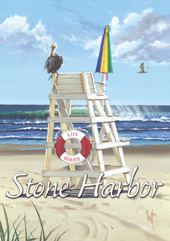 Pelican Post-Stone Harbor Flag image 1