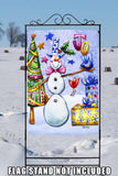 Joyous Snowman Flag image 8
