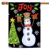Snowman Joy Flag image 5