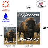 Where the Buffalo Roam-Welcome Buffalo NY Flag image 6