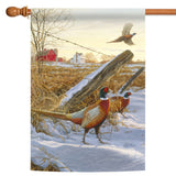 Pleasant Pheasants Flag image 5